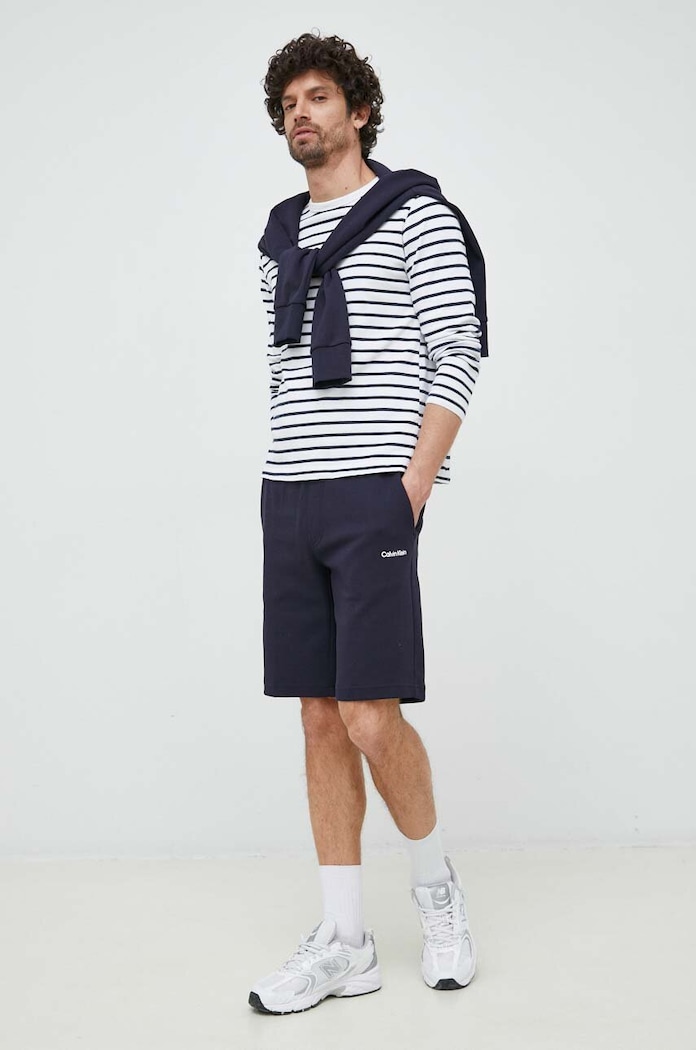 Суичър Calvin Klein K10K109927.PPYX тъмносин SS23