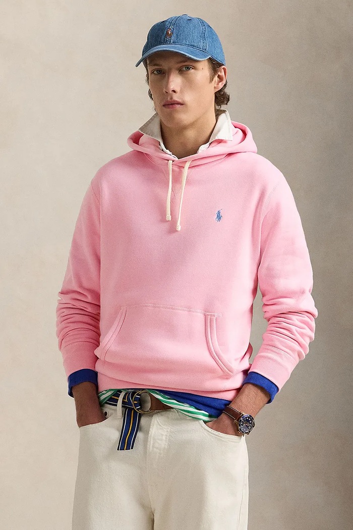 Μπλούζα Polo Ralph Lauren απλό ροζ 710766778