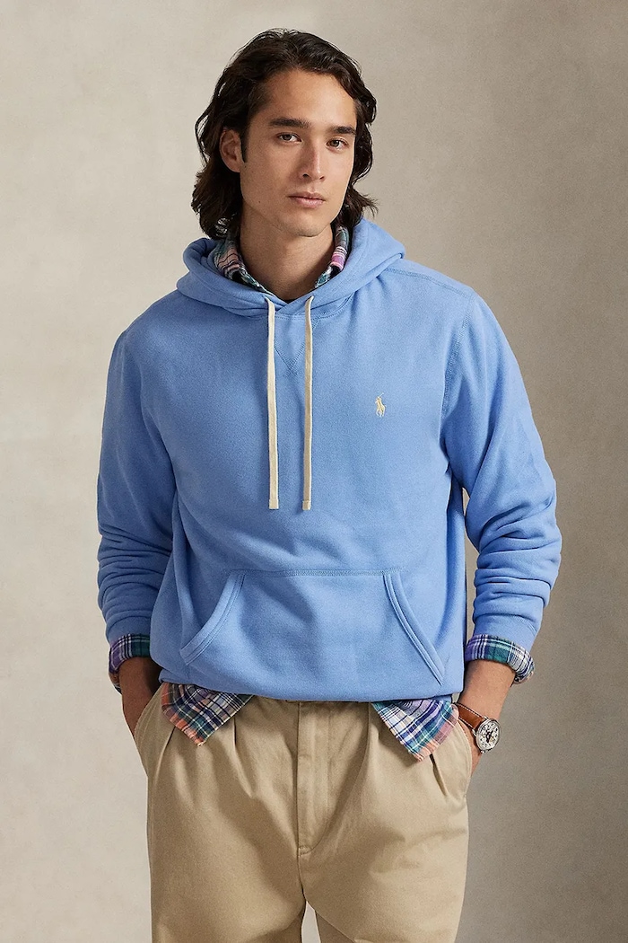 Polo Ralph Lauren bluză uni albastru 710766778