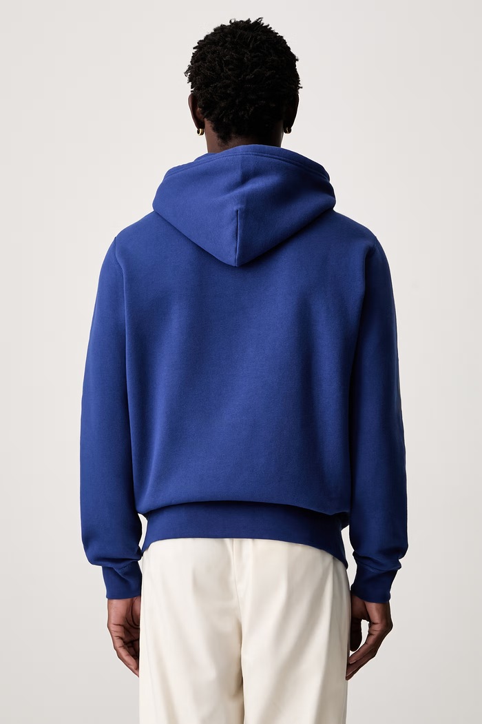 Oblečení Polo Ralph Lauren mikina s kapucí pánská s bavlnou 710766778 modrá
