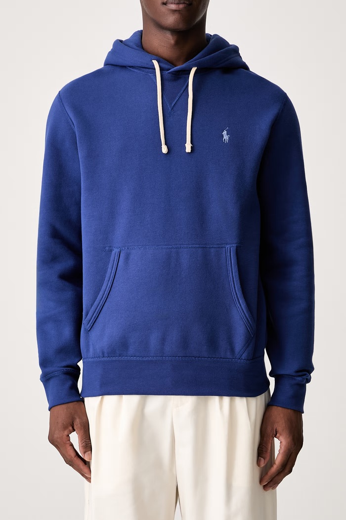 Polo Ralph Lauren mikina s kapucí pánská s bavlnou 710766778 modrá