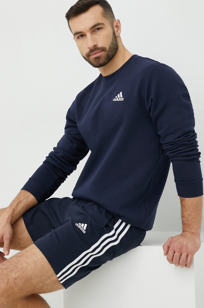 adidas bluza Essentials H42002 granatowy AW24