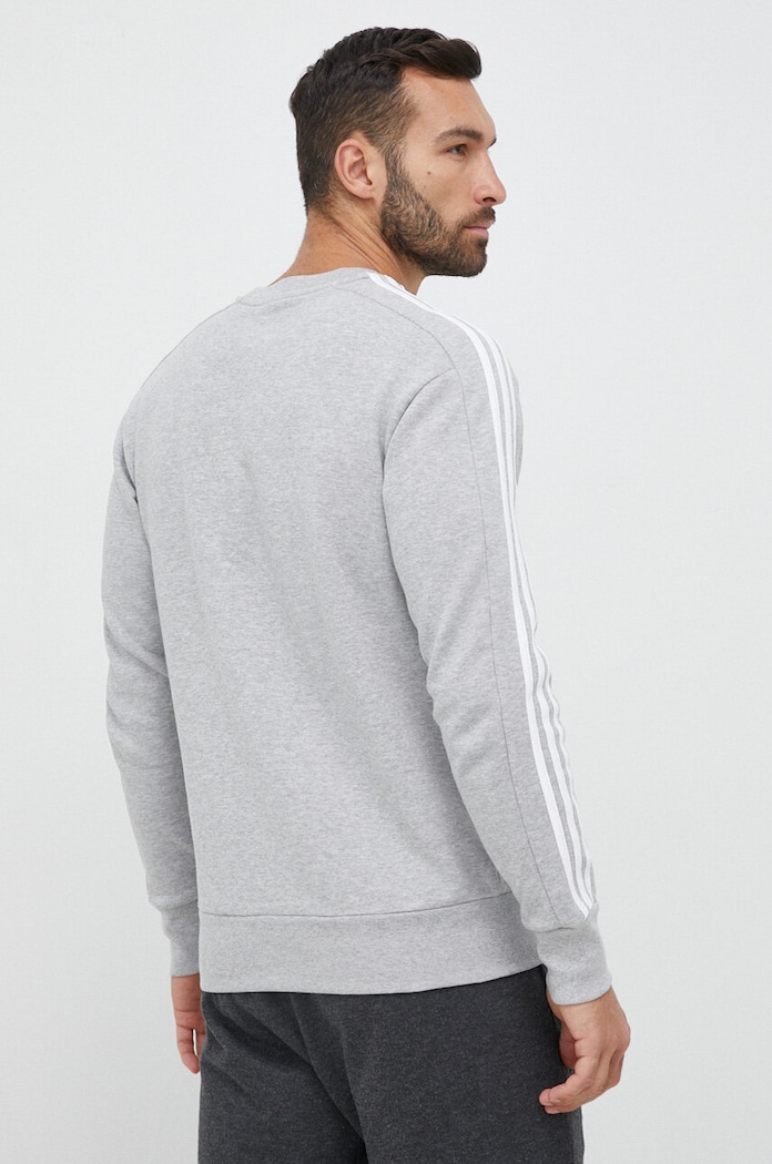 Odzież adidas bluza bawełniana Essentials IC9319 szary