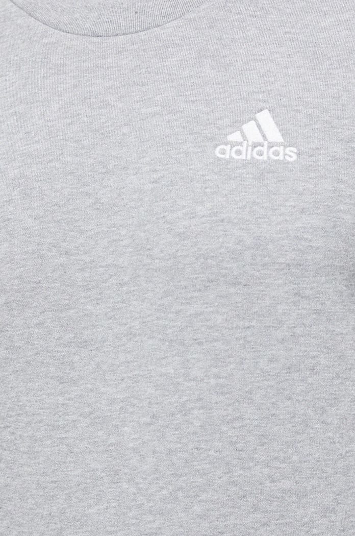 adidas bluza bawełniana Essentials IC9319 szary
