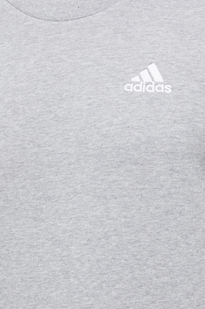 adidas bluza bawełniana Essentials IC9319 szary