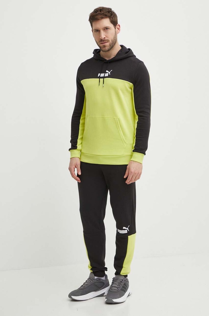 Puma bluza 847428 zielony SS24