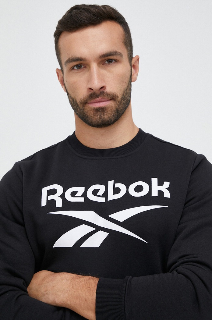 Mikina Reebok IDENTITY bez kapucne čierna H54791.100050269