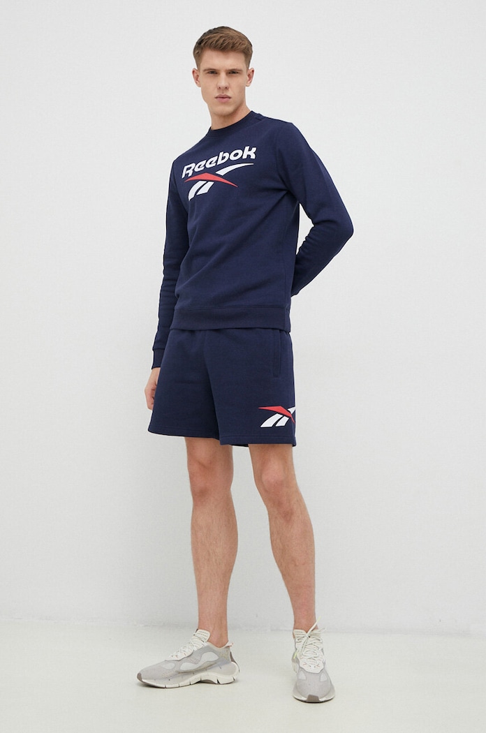 Суичър Reebok H54795 тъмносин AW24