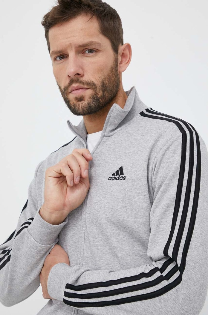 Tepláková súprava adidas IC6748 sivá