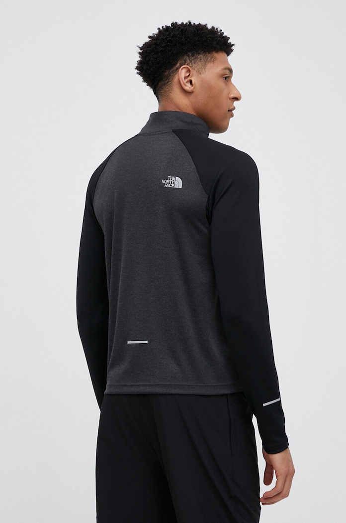 The North Face bluza do biegania NF0A7SXPKT01 czarny SS23