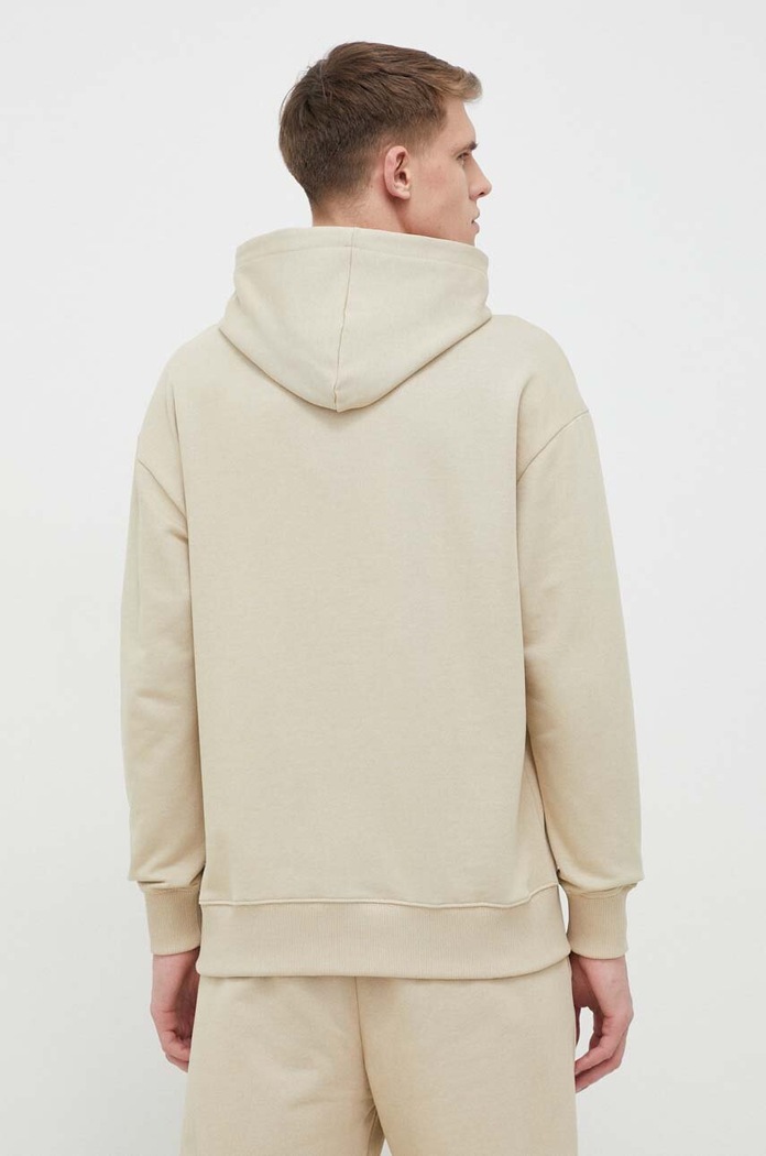 Дрехи Памучен суичър Fila FAM0333 бежов