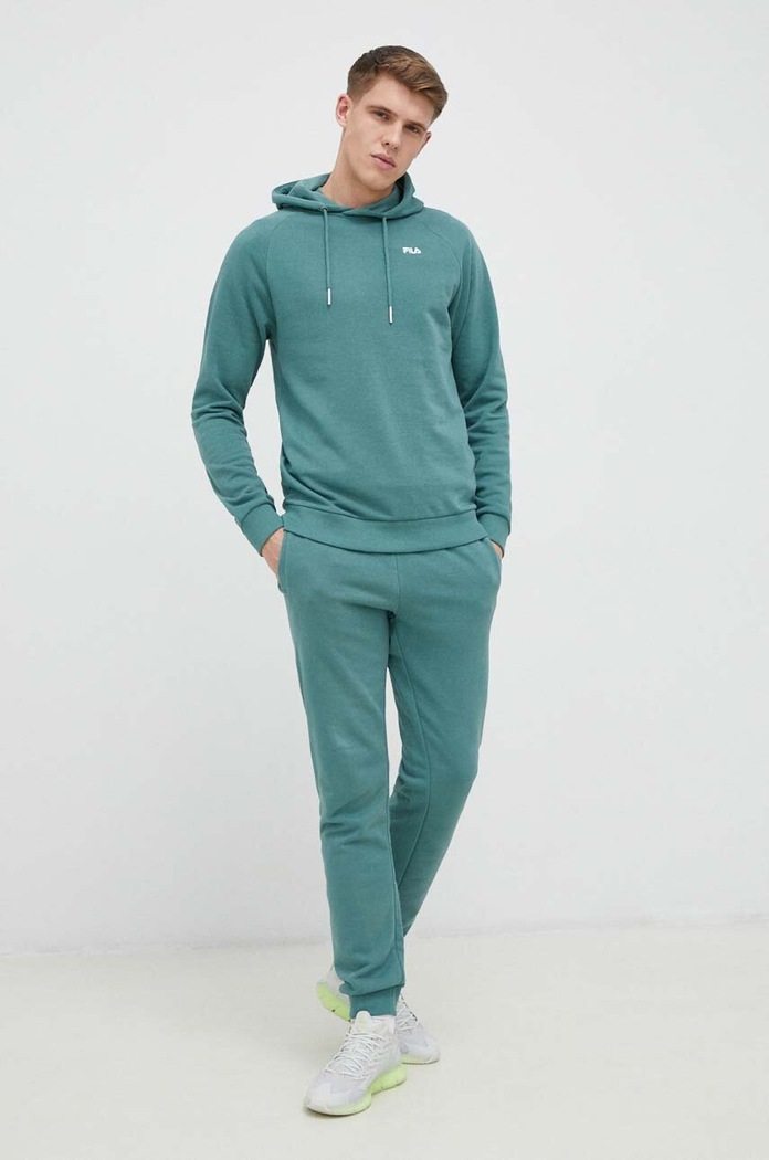 Fila bluza FAM0341 turkusowy SS23