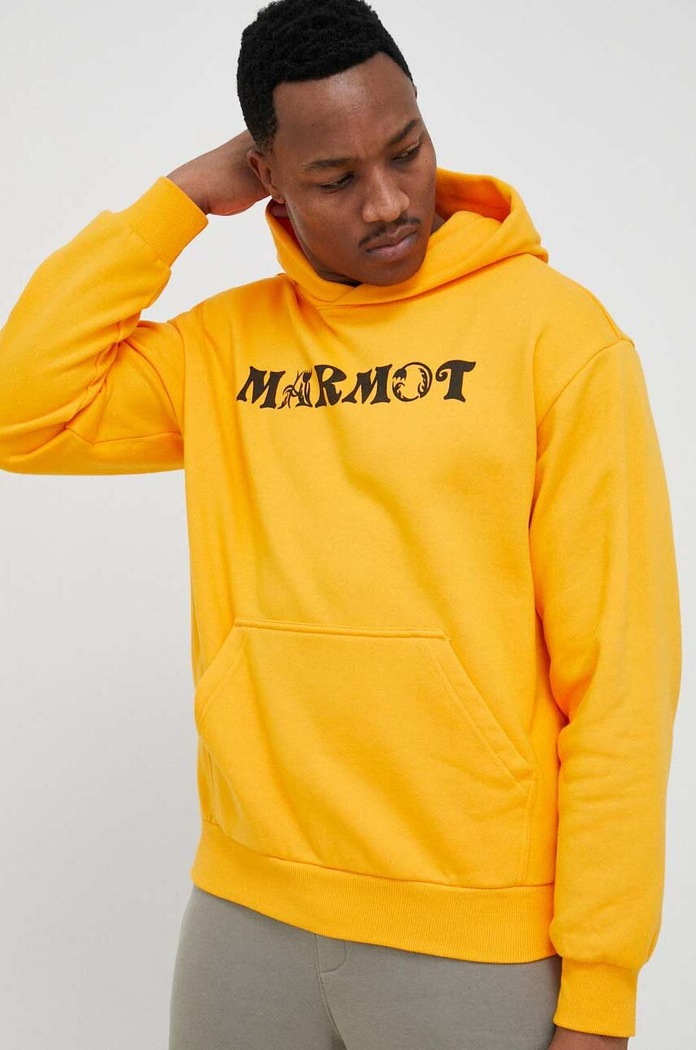 Marmot bluza nadruk pomarańczowy M14124