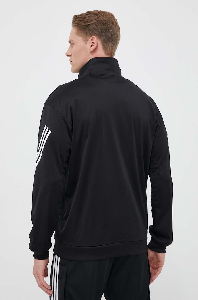 Îmbrăcăminte adidas Performance hanorac de antrenament 3-Stripes HT7176 negru