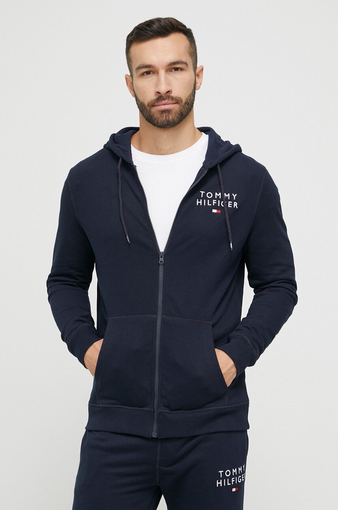 Mikina Tommy Hilfiger námořnická modř UM0UM02879.PPYX