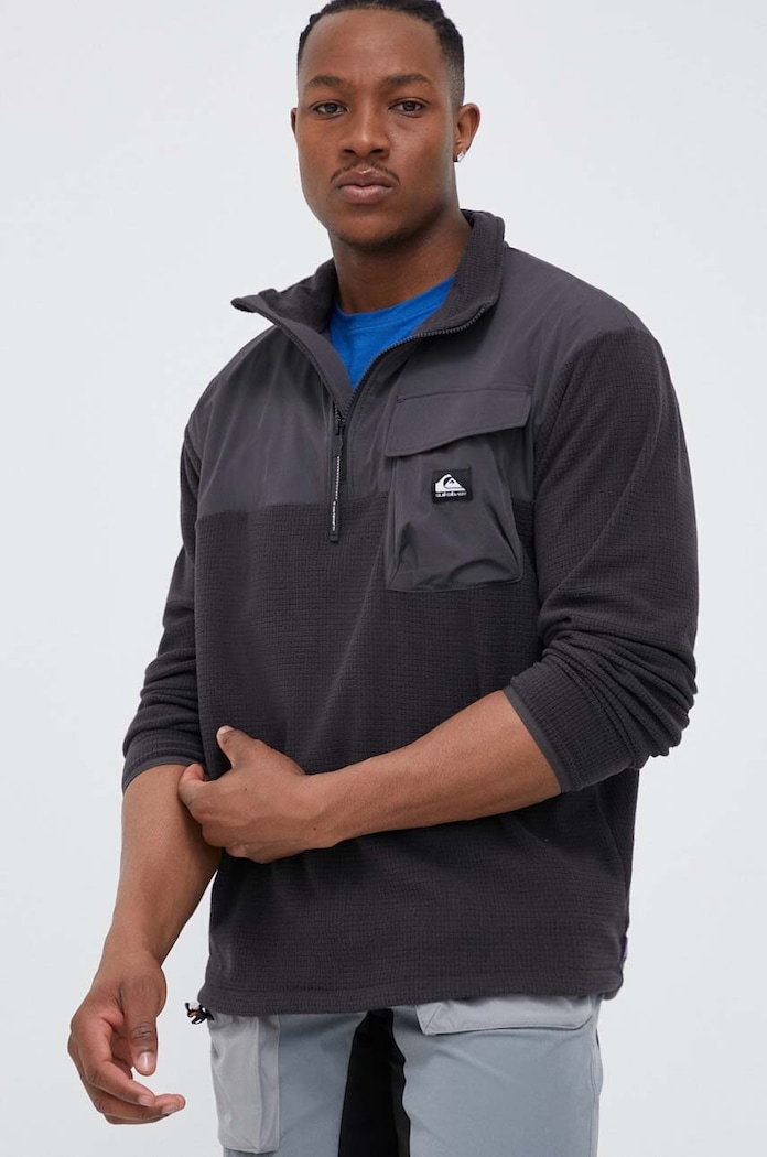 Quiksilver hanorac Night Wander negru EQYFT04732