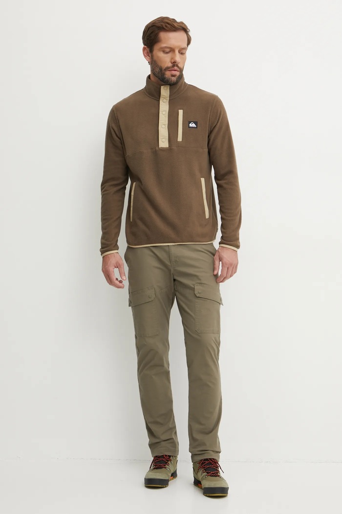 Mikina Quiksilver EQYFT04770 hnědá AW24