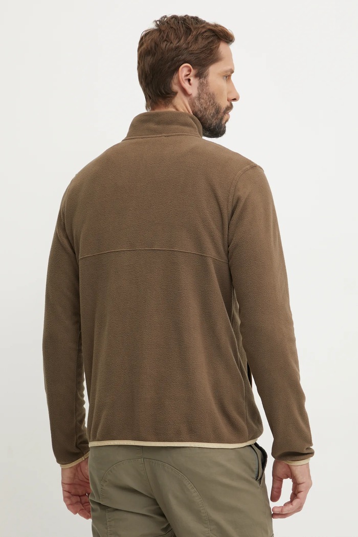 Oblečení Mikina Quiksilver EQYFT04770 hnědá