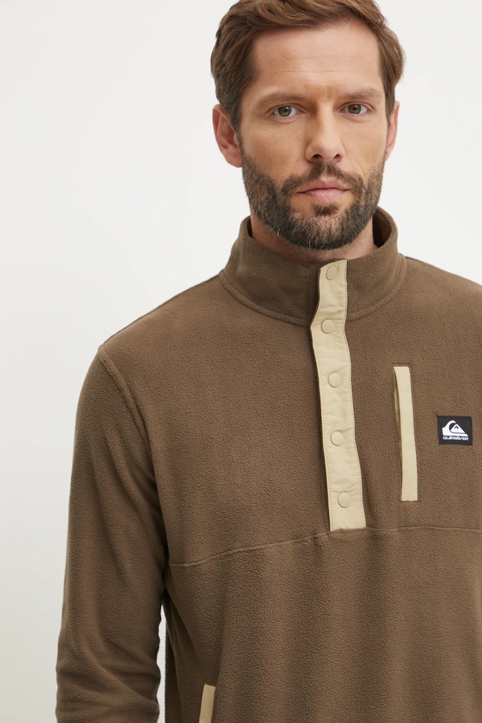 Mikina Quiksilver hnědá EQYFT04770