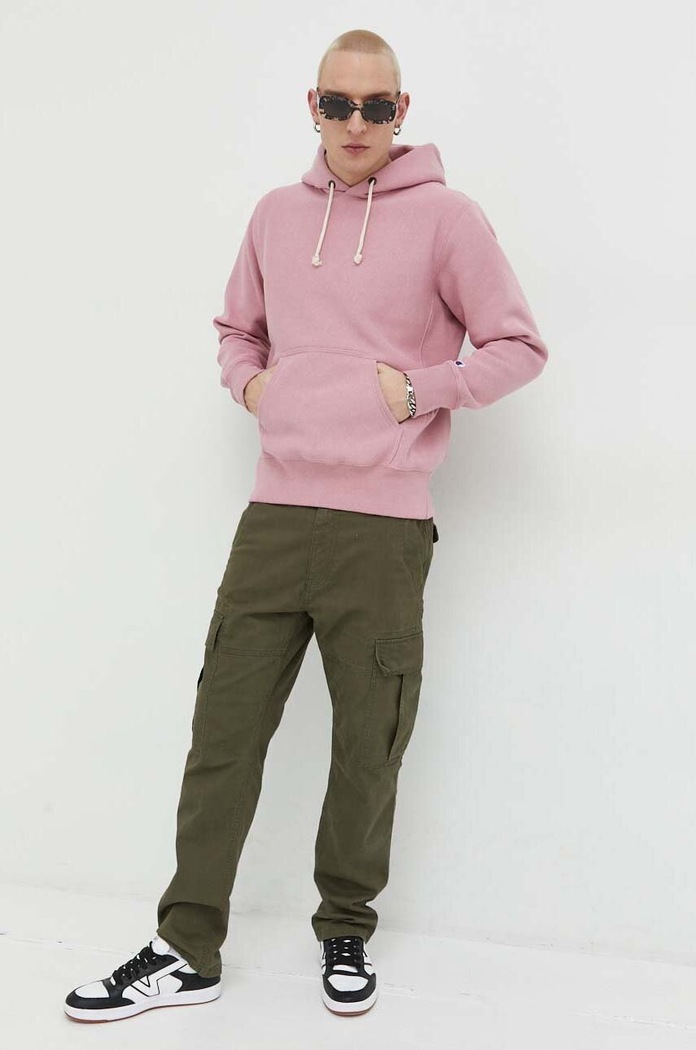 Champion bluza z kapturem różowy 218903