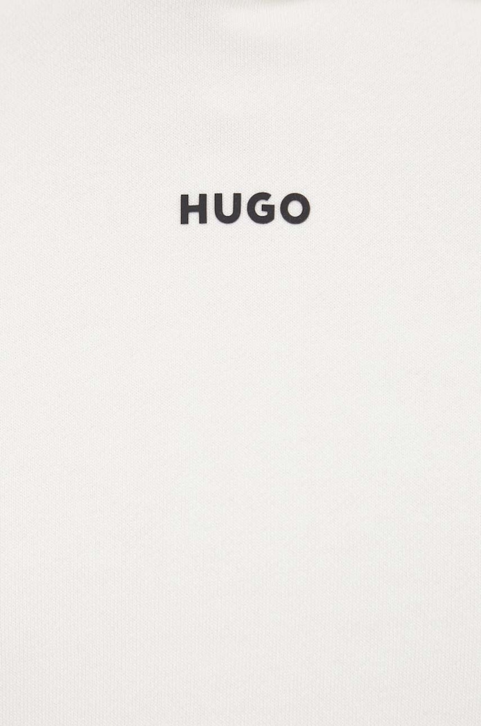 HUGO mikina s kapucňou pánska bavlnená Dapo 50486478 béžová