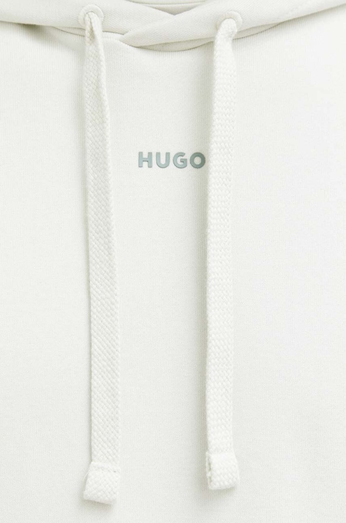 HUGO mikina s kapucňou pánska bavlnená Dapo 50486478 zelená