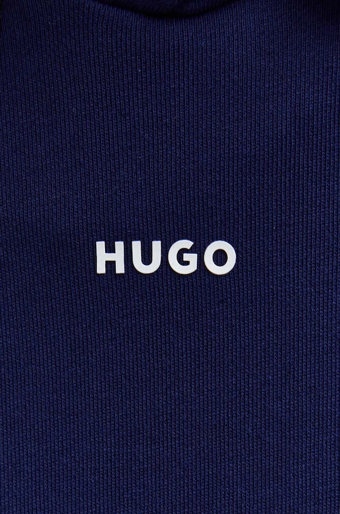 HUGO bluza z kapturem męska bawełniana Dapo 50486478 granatowy