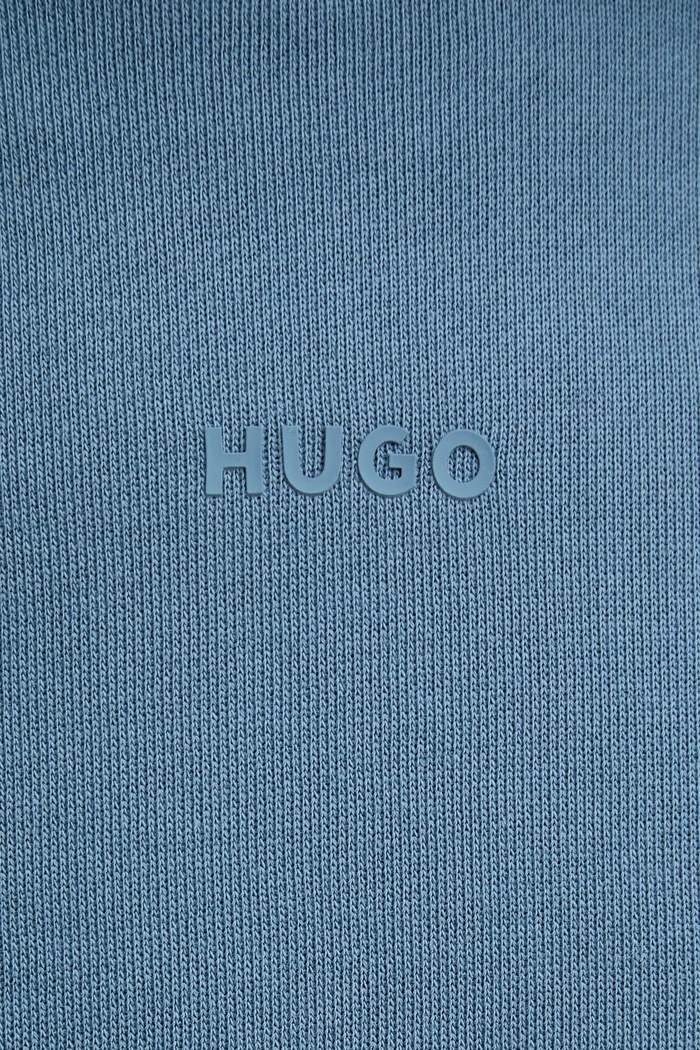 HUGO μπλούζα με κουκούλα ανδρική βαμβακερή Dapo 50486478 μπλε
