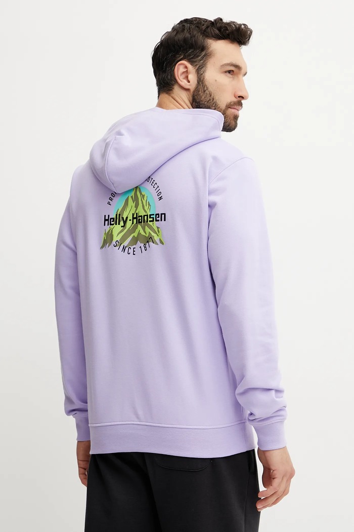 Odzież Helly Hansen bluza 53924 fioletowy