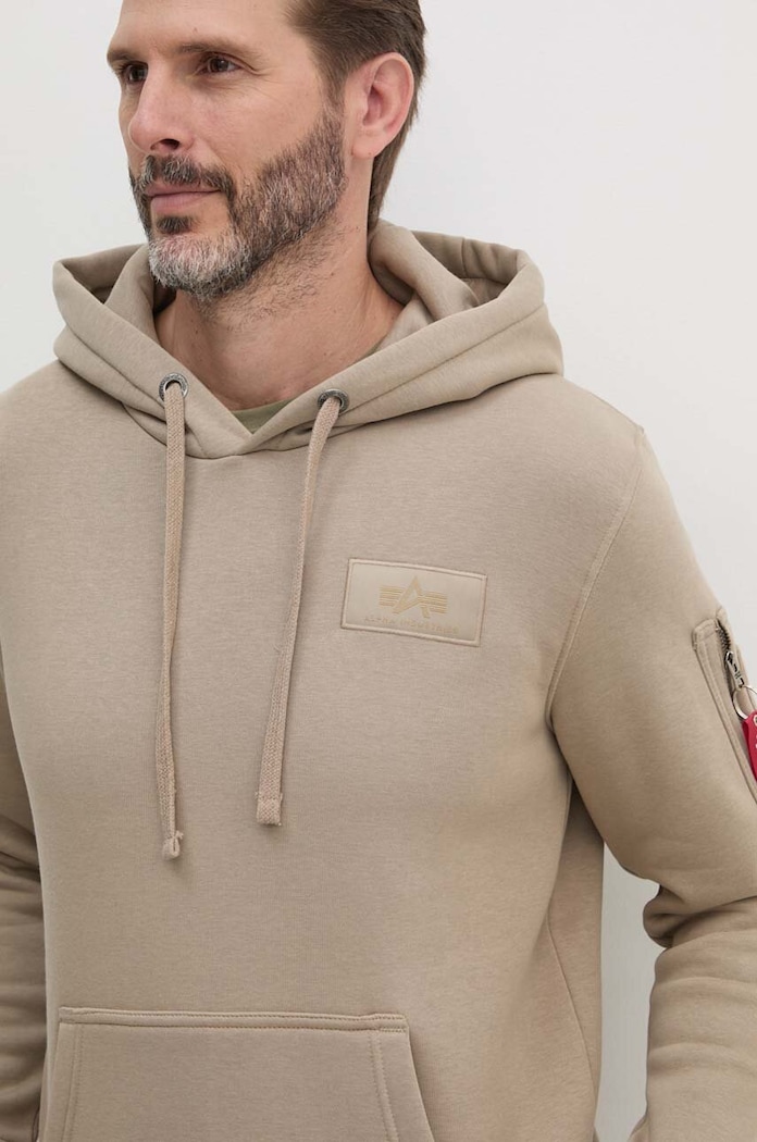 Alpha Industries bluza Backprint beżowy 178318