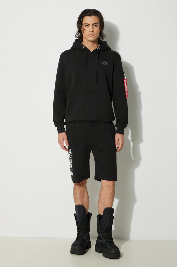 Alpha Industries sweatshirt 178318 black SS26