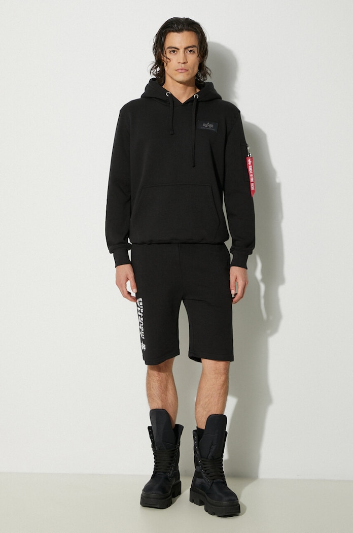 Alpha Industries sweatshirt 178318 black SS26