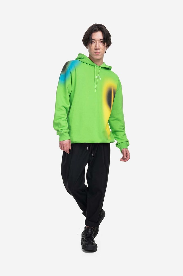 A-COLD-WALL* hanorac de bumbac Hypergraphic ACWMW089 verde SS23