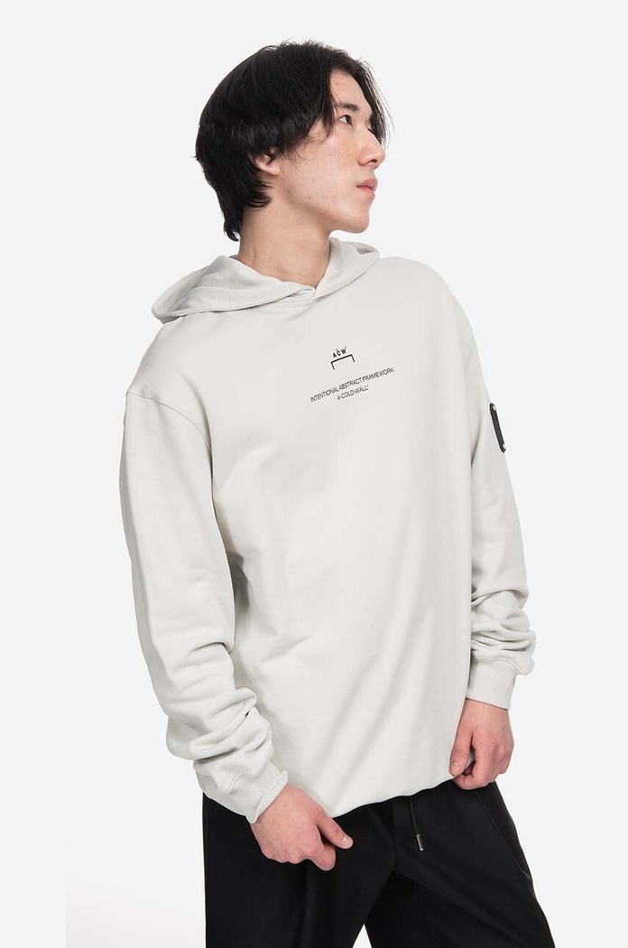 Bavlněná mikina A-COLD-WALL* Brutalist Hoodie ACWMW094