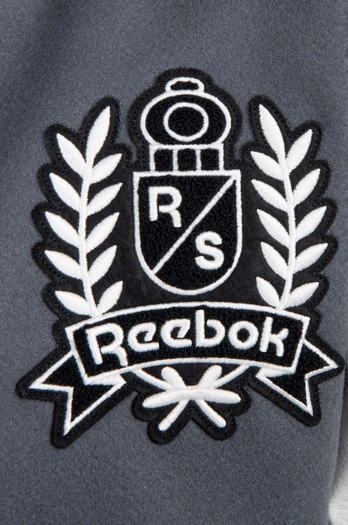 Reebok Classic kurtka bomber z domieszką wełny Res V Jacket szary HS7142