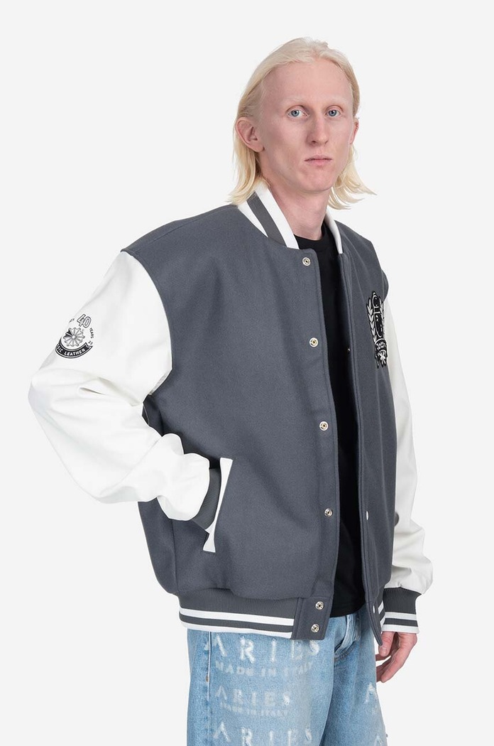 Reebok Classic kurtka bomber z domieszką wełny Res V Jacket HS7142