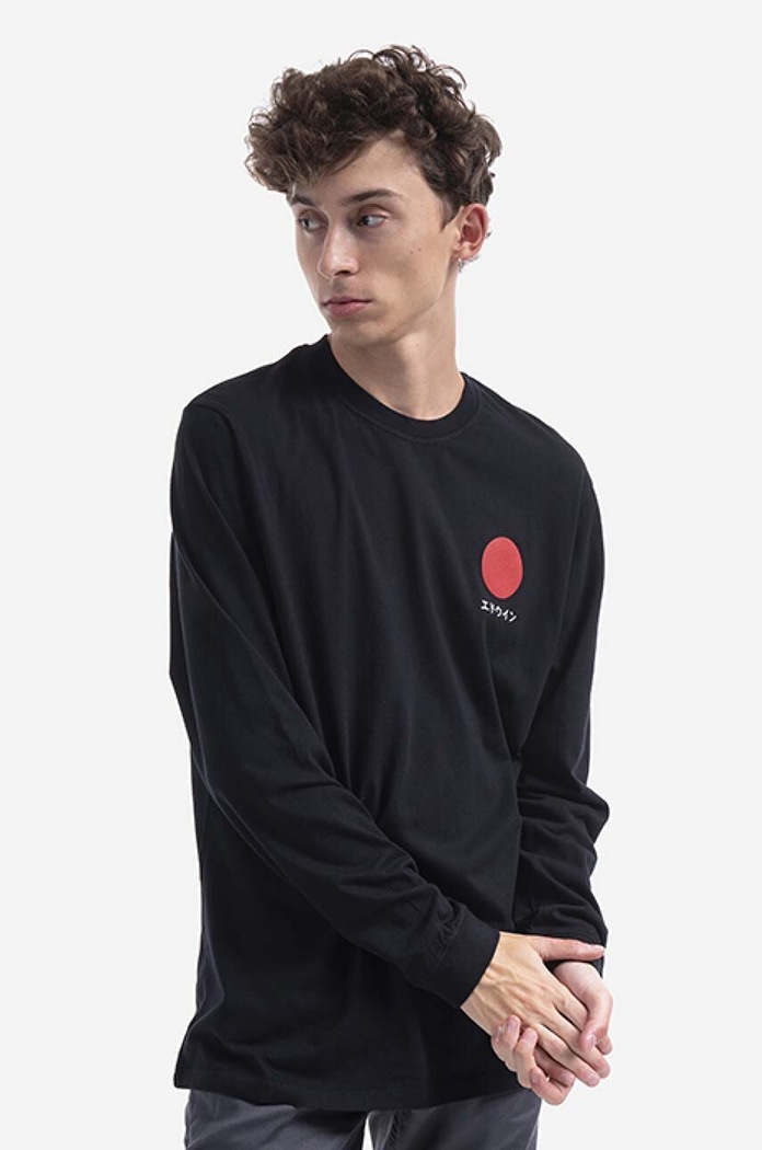 Edwin cotton sweatshirt Japanese Sun TS without black I026678.8967