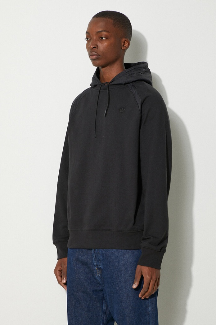 adidas Originals cotton sweatshirt black HR8673