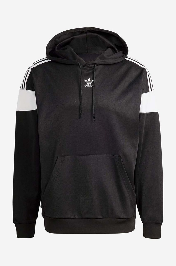 adidas Originals felső Adicolor Classics Cut Line Hoodie fekete HS2065