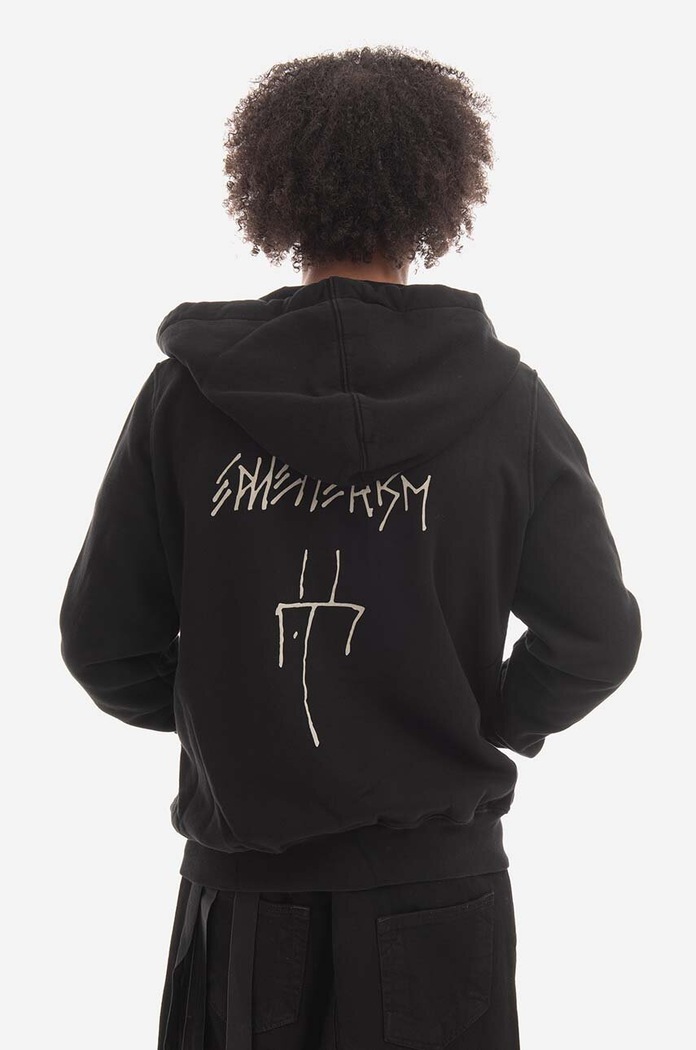 Clothing Rick Owens cotton sweatshirt DU02B4276.FEP1 black