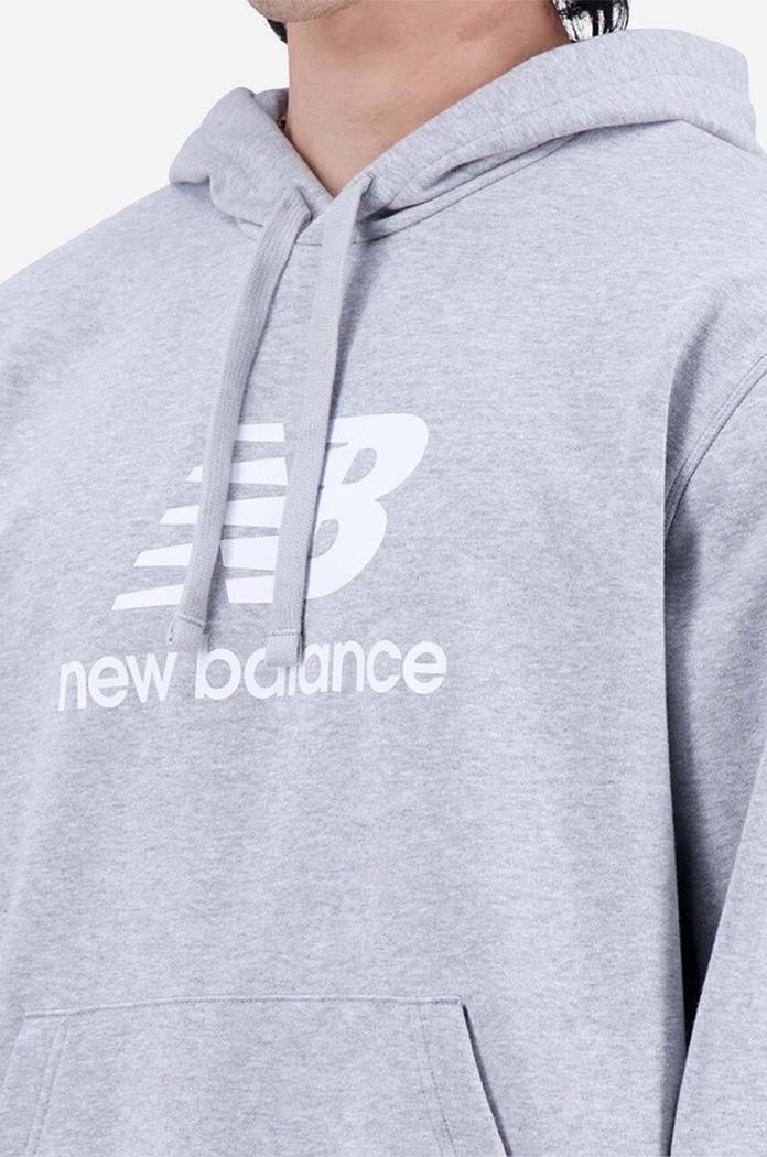 New Balance bluza MT31537AG szary AW23