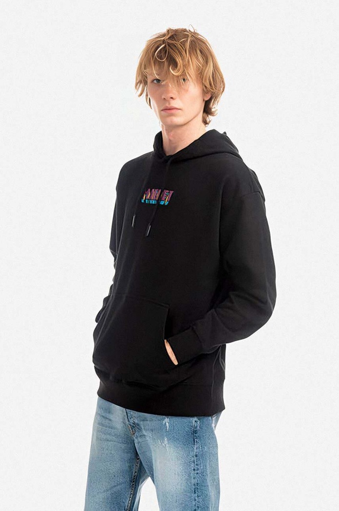 Market cotton sweatshirt cotton black 397000381