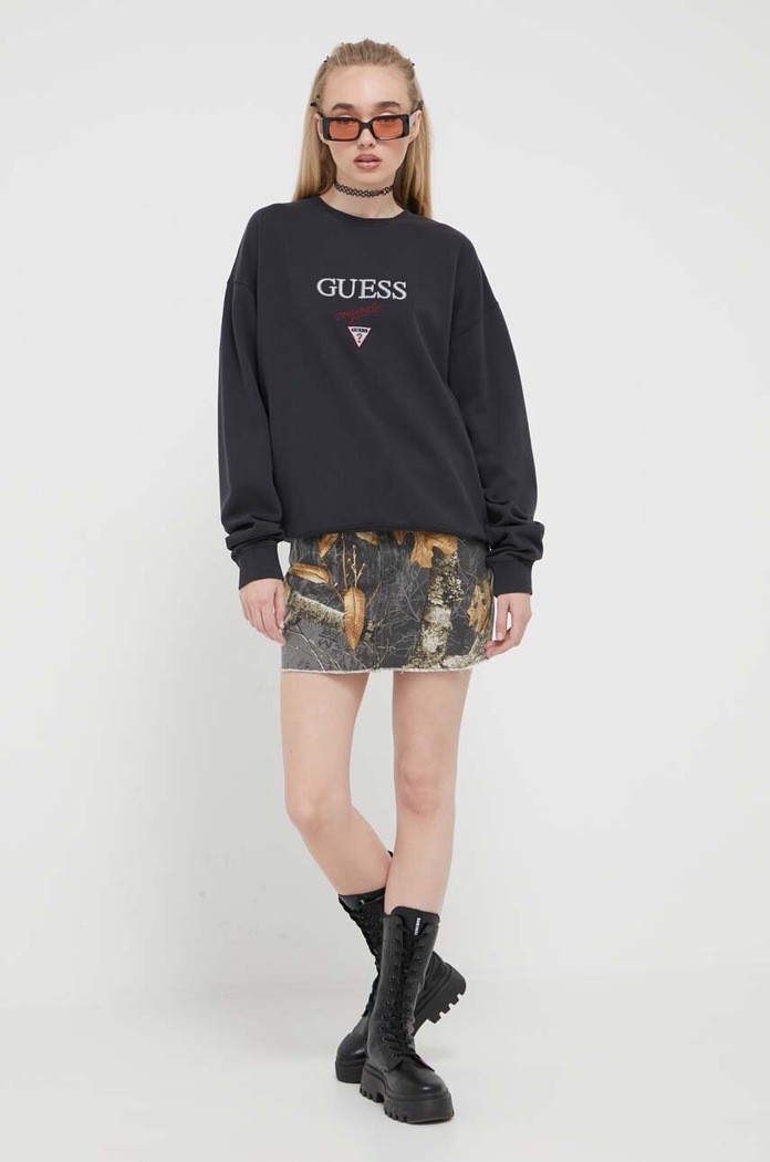 Oblečení Mikina Guess Originals Go Baker SM2BQ09K9YH1 černá
