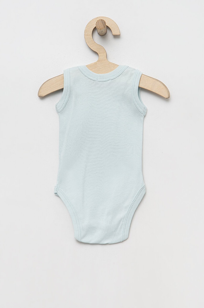 United Colors of Benetton body din bumbac pentru bebelusi 2-pack albastru 3GI70B00F.W.SEASONAL