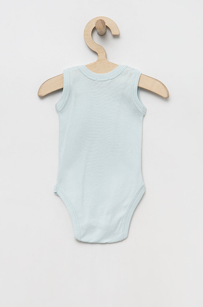 United Colors of Benetton body din bumbac pentru bebelusi 2-pack albastru 3GI70B00F.W.SEASONAL
