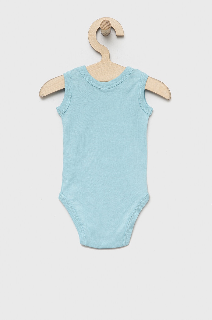 United Colors of Benetton body bawełniane niemowlęce 2-pack 3GI70B00G.W.SEASONAL niebieski