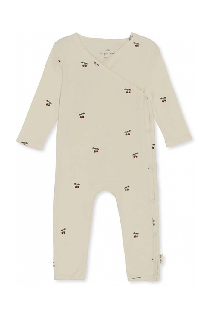 Konges Sløjd body din bumbac pentru bebeluși NEWBORN ONESIE GOTS KS3556 roz AA00