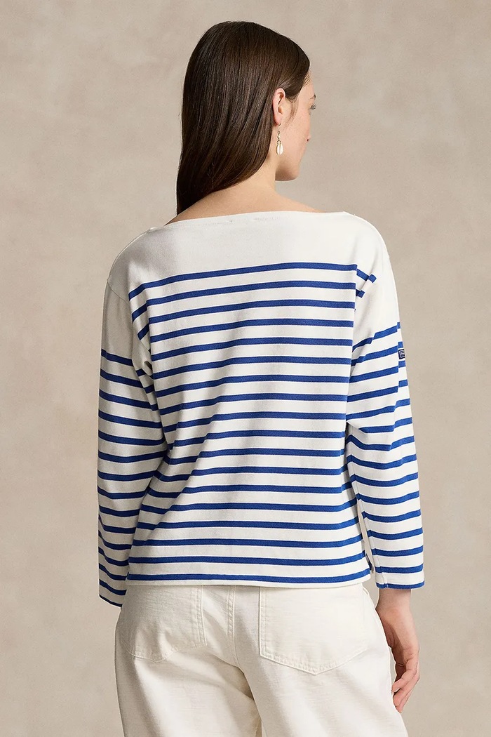 Polo Ralph Lauren longsleeve din bumbac 211891523 albastru AW25
