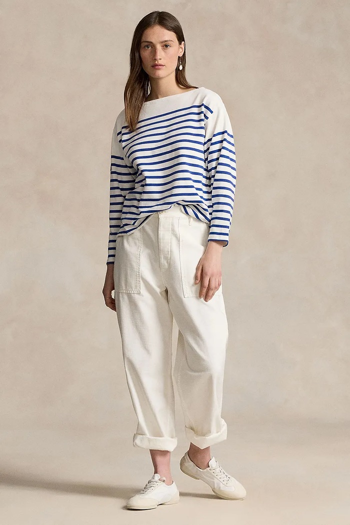 Îmbrăcăminte Polo Ralph Lauren longsleeve din bumbac 211891523 albastru