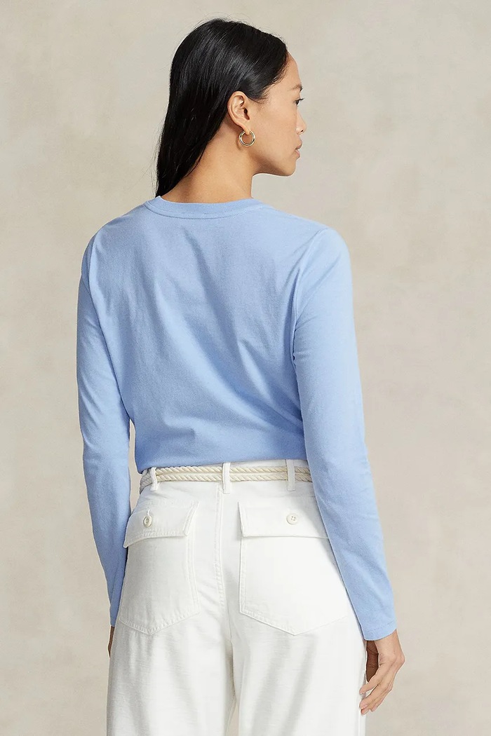 Polo Ralph Lauren pamut hosszúujjú 211898699 kék AW25
